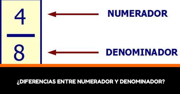 Cuál Es El Denominador Y Cuál Es El Numerador paunero.com