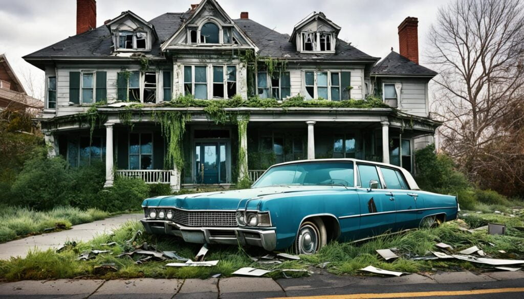 Aaron Carter arruinado