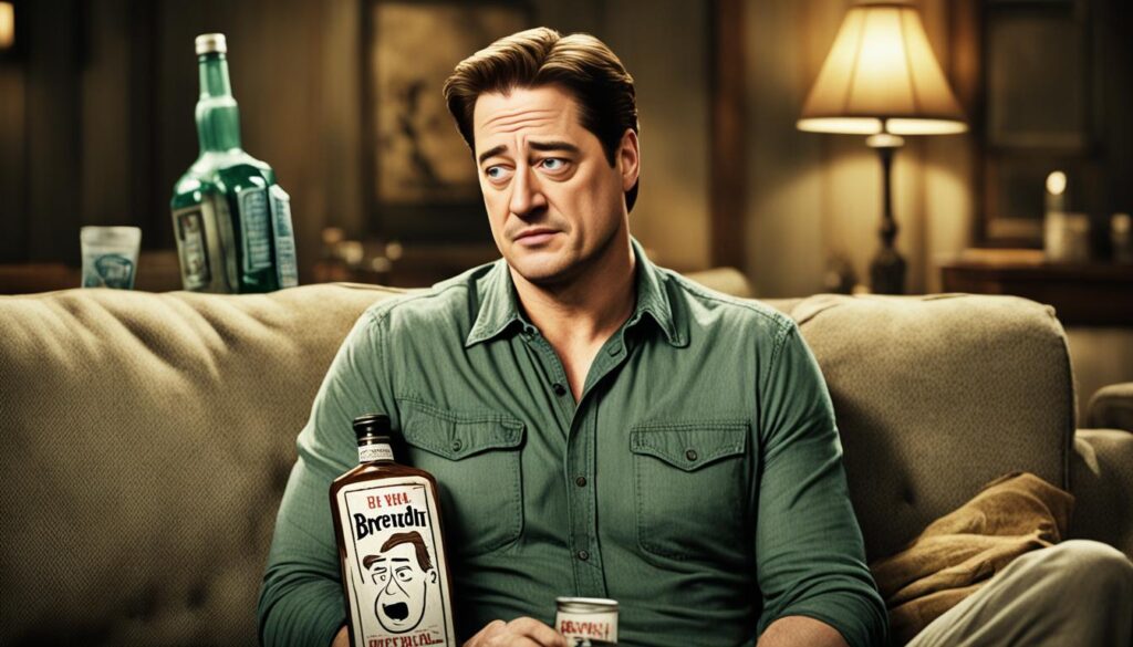 Brendan Fraser arruinado