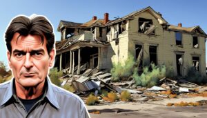 Charlie Sheen arruinado