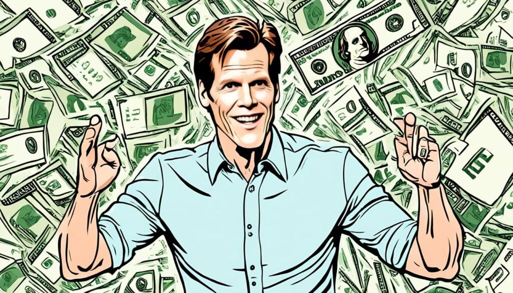 Kevin Bacon arruinado