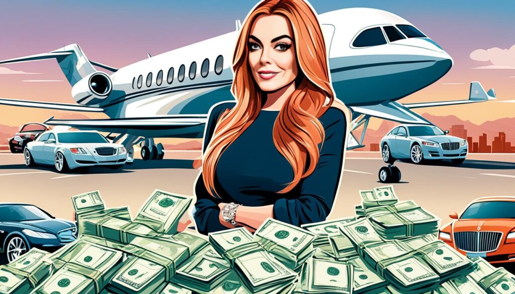 Lindsay Lohan arruinada