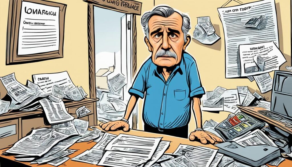 Manuel Manrique arruinado