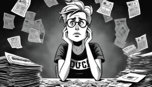 Cyndi Lauper arruinada