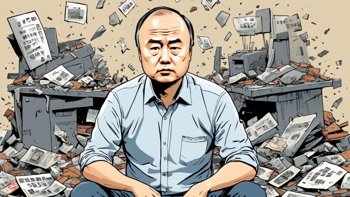 Masayoshi Son arruinado