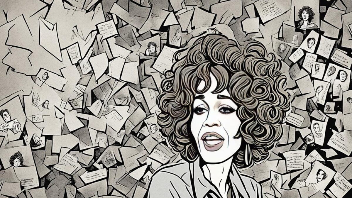 Whitney Houston arruinada